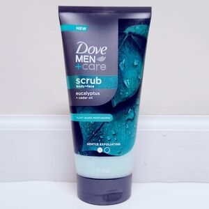 🐢2/$15 Dove Men+Care Body & Face Scrub Eucalyptus + Cedar Oil
